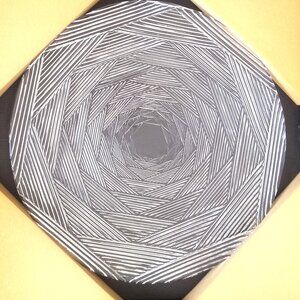 Riedel crystal platter, vintage, in original box, 13"